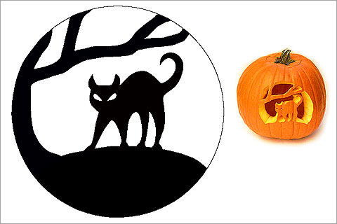 Pumpkin Carving Templates on Pumpkin Carving Stencils And Templates Now Www Celebrating Halloween